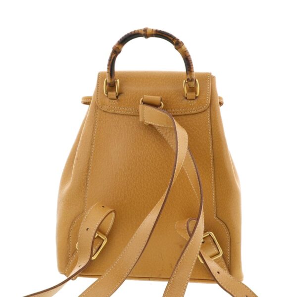 1240001030170 3 Gucci Bamboo Rucksack Brown