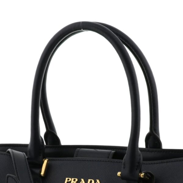 1240001030232 3 Prada Saffiano 2way Handbag Blue