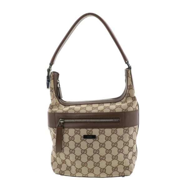 1240001030234 1 Gucci GG Canvas Handbag Beige