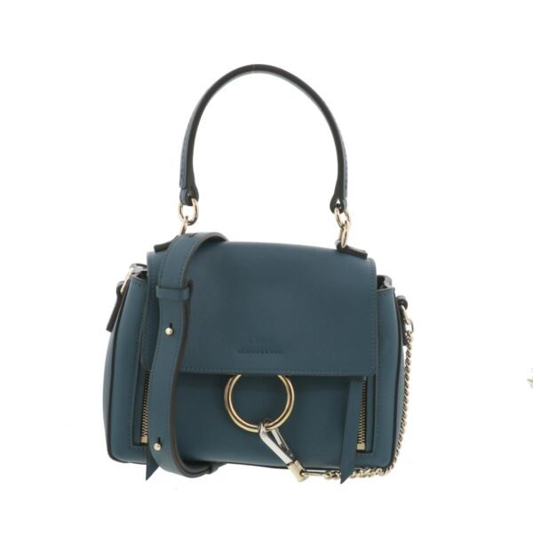 1240001030272 1 Chloe 2way Handbag Blue