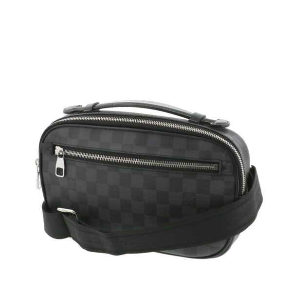 1240001030324 2 Louis Vuitton Amplaire Waist Bag Damier Graphite