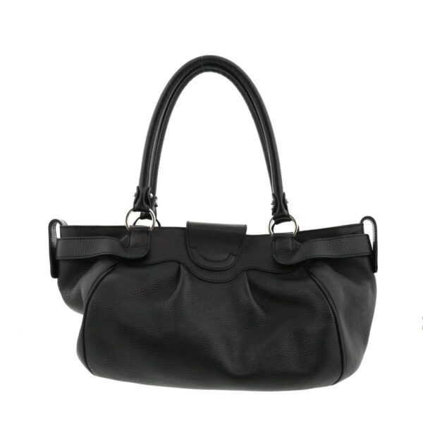 1240001030493 4 Salvatore Ferragamo Gancini Tote Bag Black