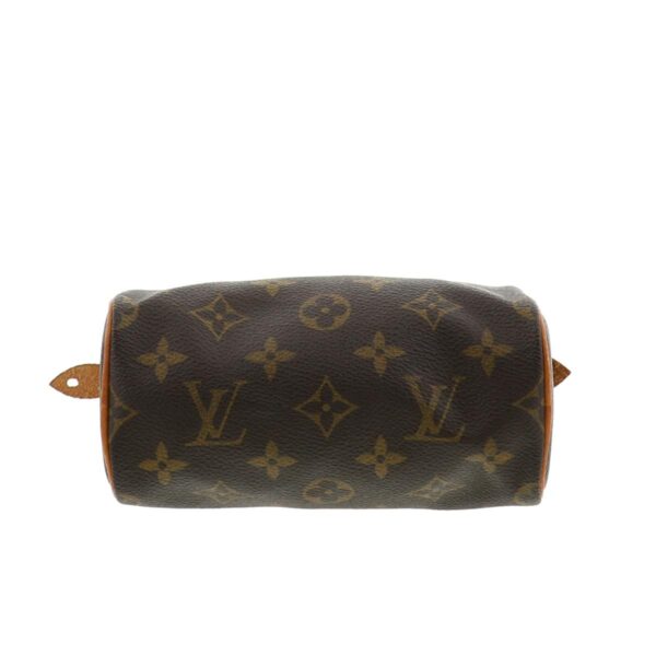 1240001030684 5 Louis Vuitton Mini Speedy Handbag Monogram Brown