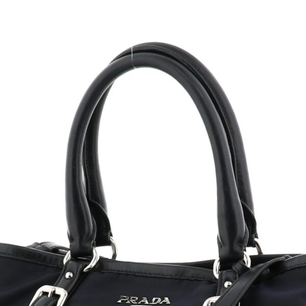 1240001030937 2 Prada 2way Shoulder Bag Navy