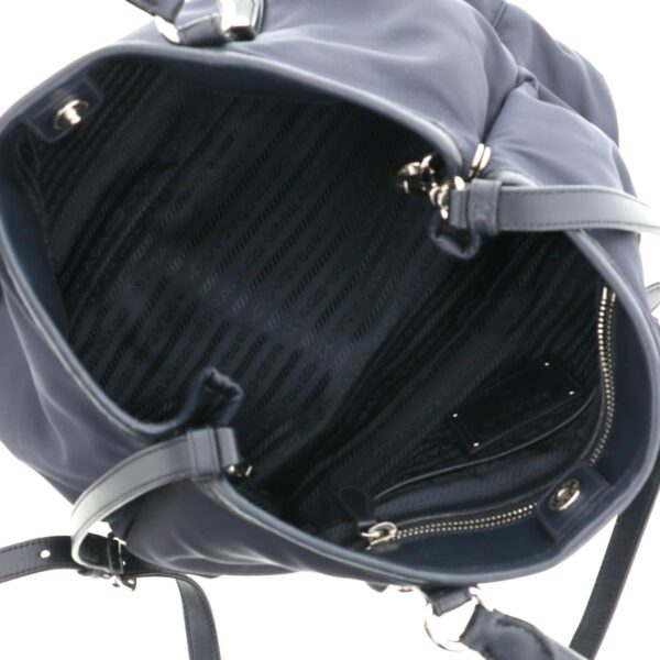 1240001030937 5 Prada 2way Shoulder Bag Navy