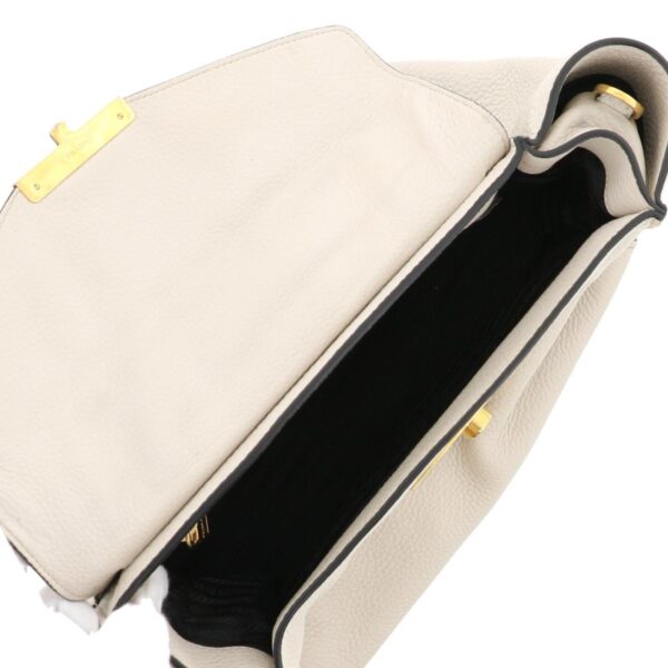 1240001031011 6 Prada 2way Handbag Shoulder Bag Ivory