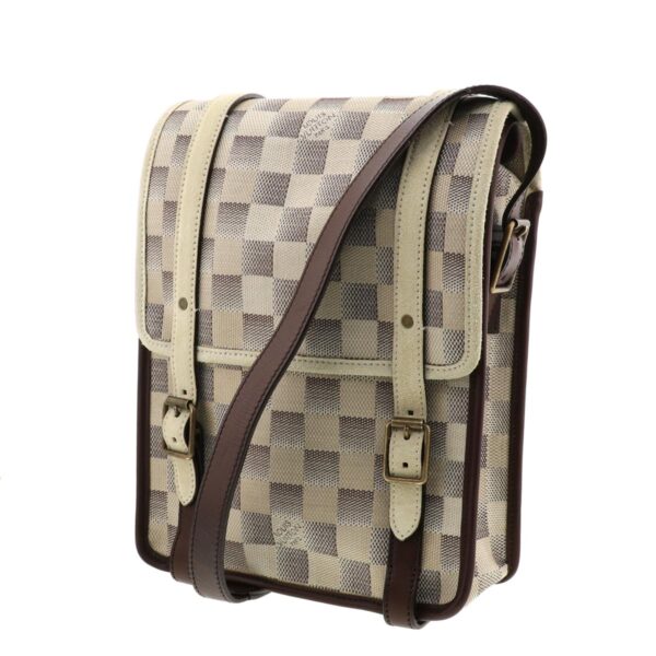 1240001031042 2 Louis Vuitton Trotter Shoulder Bag Damier Beige