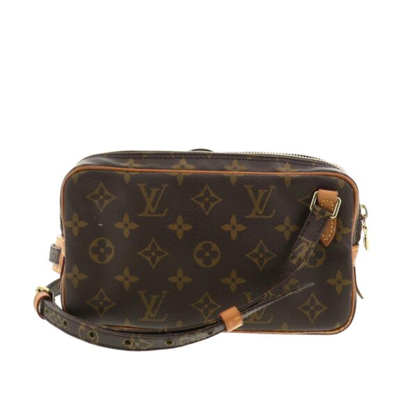 1240001031052 1 Louis Vuitton Pochette Malle Bandolier Shoulder Bag Monogram