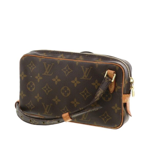 1240001031052 2 Louis Vuitton Pochette Malle Bandolier Shoulder Bag Monogram