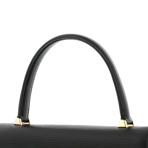 1240001031077 3 Louis Vuitton Malherbe Handbag Epi Black