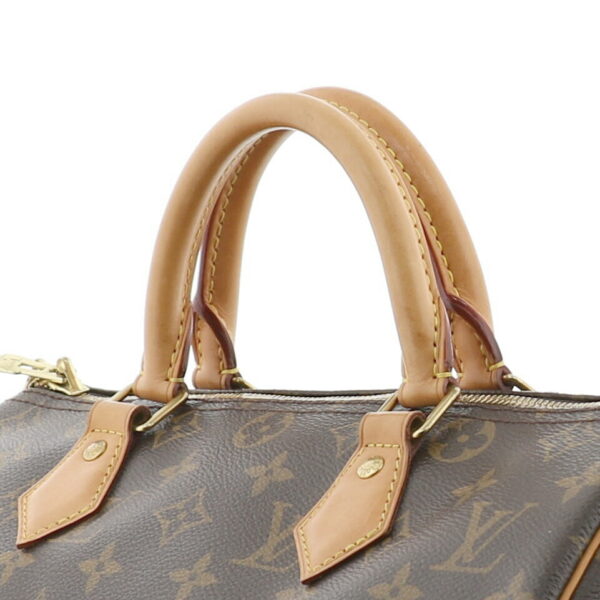 1240001031135 3 Louis Vuitton Speedy Bandouliere Handbag Monogram Brown