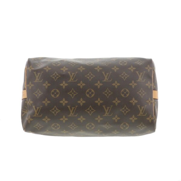 1240001031135 4 Louis Vuitton Speedy Bandouliere Handbag Monogram Brown