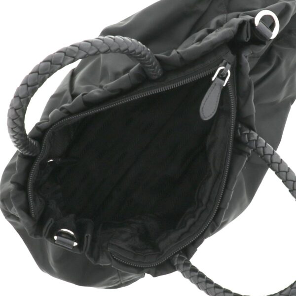 1240001031206 6 Prada Nylon Handbag Black