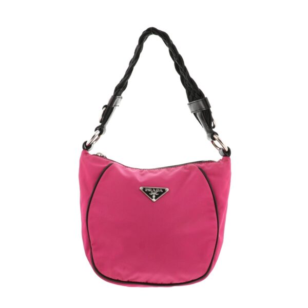 1240001031207 1 1 Prada Nylon Handbag Pink