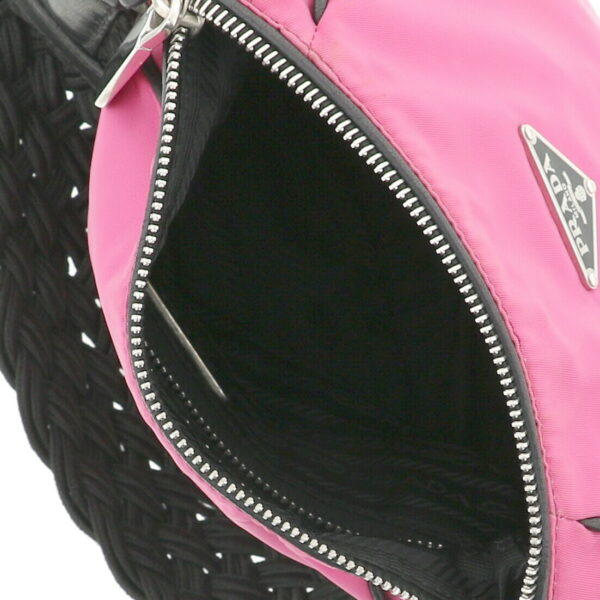 1240001031207 6 1 Prada Nylon Handbag Pink