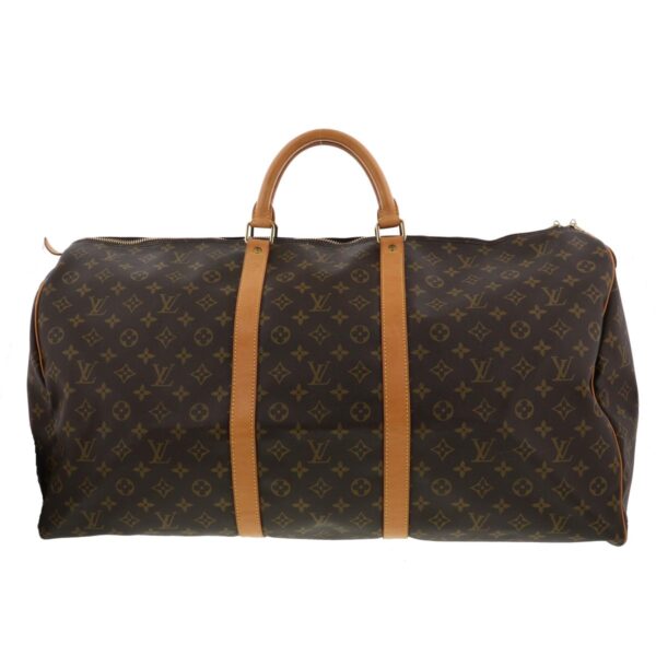 1240001031223 1 Louis Vuitton Keepall 60 Bag Monogram Brown