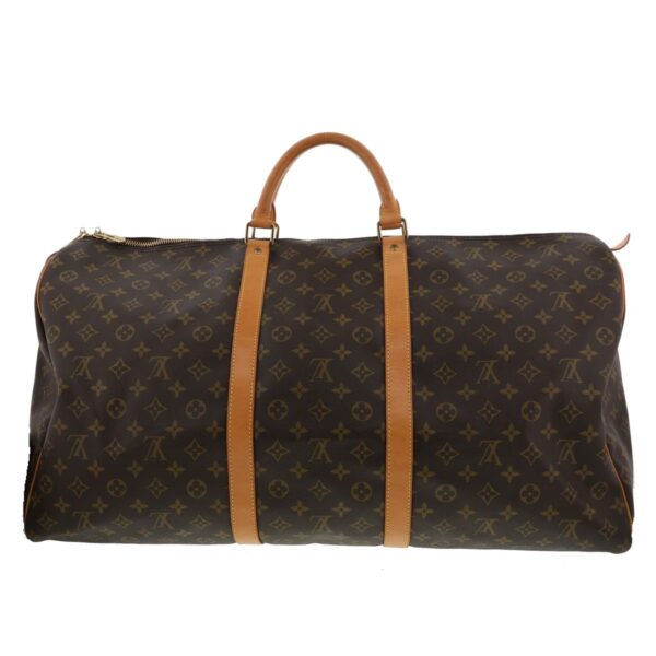 1240001031223 4 Louis Vuitton Keepall 60 Bag Monogram Brown