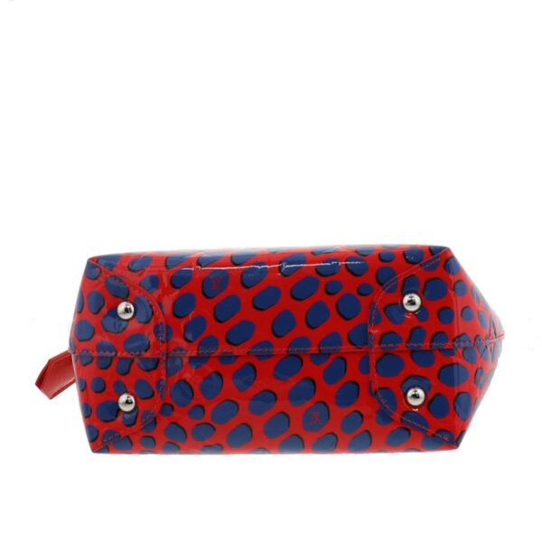 1240001031375 5 Louis Vuitton Vernis Jungle Dot Open Tote Red Blue