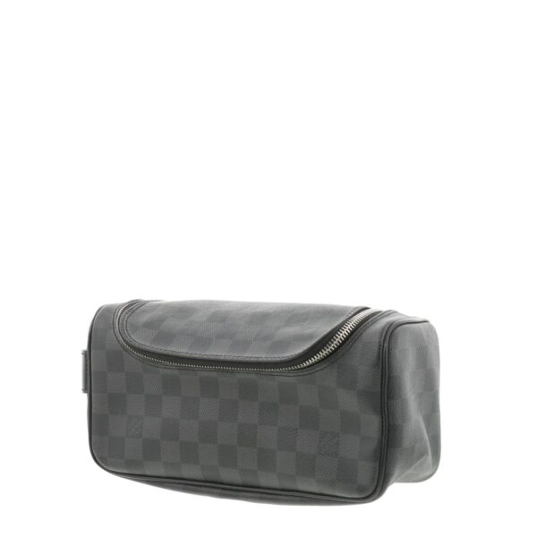 1240001031537 2 Louis Vuitton Toilette Pouch Graphite Clutch Black