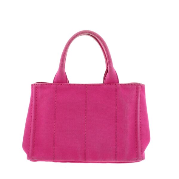 1240001031559 4 Prada Canapa Mini 2way Shoulder Bag Pink