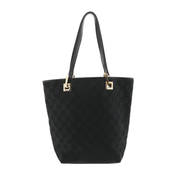 1240001031651 1 Gucci Tote Bag GG Canvas Black