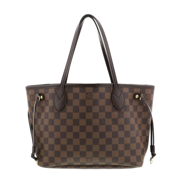 1240001031795 1 Louis Vuitton Neverfull PM Tote Bag Damier Ebene