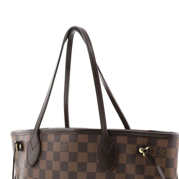 1240001031795 3 Louis Vuitton Neverfull PM Tote Bag Damier Ebene