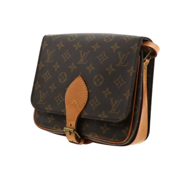 1240001031874 2 Louis Vuitton Cartesier Shoulder Bag Monogram Brown