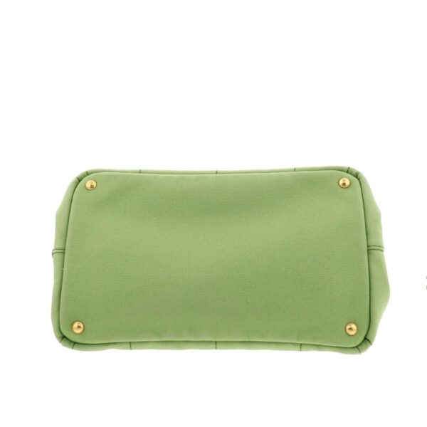 1240001031911 5 Prada Canapa Shopping Tote Bag Green