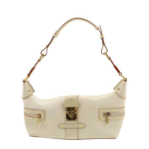 1240001031915 1 Louis Vuitton Suhari Handbag White