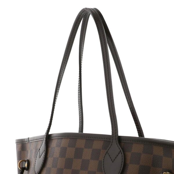 1240001031940 3 Louis Vuitton Neverfull MM Tote Bag Damier Brown