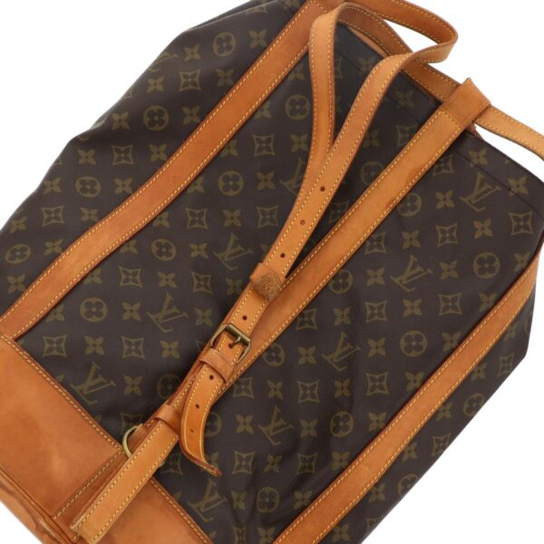 1240001032259 5 Louis Vuitton Randonnée GM Drawstring Bag Monogram Brown