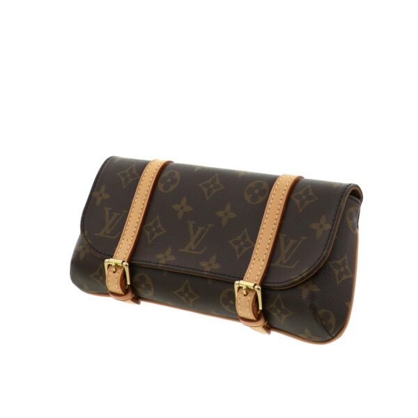 1240001032408 2 Louis Vuitton Pochette Marelle Waist Bag Monogram Brown