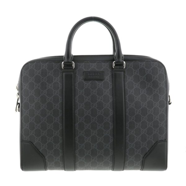 1240001032412 1 Gucci GG Supreme Briefcase Black