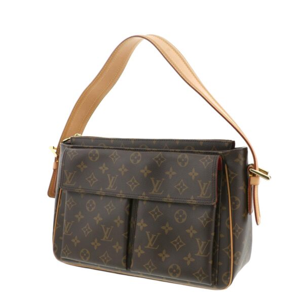 1240001032420 2 Louis Vuitton Viva Cite MM Shoulder Bag Monogram Brown