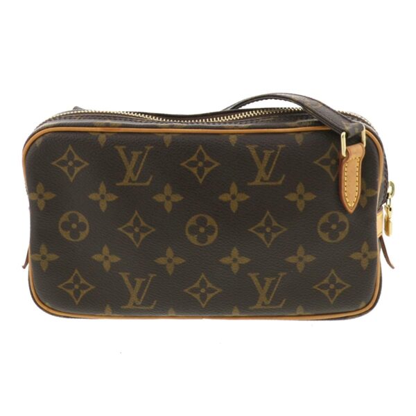 1240001032574 3 Louis Vuitton Pochet Malle Bandolier Shoulder Bag Monogram