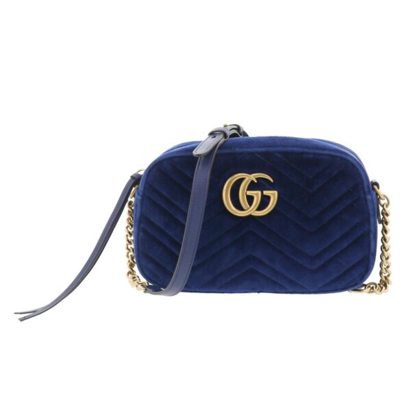 1240001032782 1 Gucci GG Marmont Small Shoulder Bag Blue