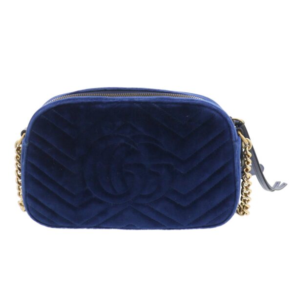 1240001032782 3 Gucci GG Marmont Small Shoulder Bag Blue