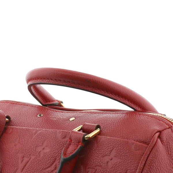 1240001032783 5 Louis Vuitton Speedy Bandouliere 25 Monogram Empreinte Orient Red