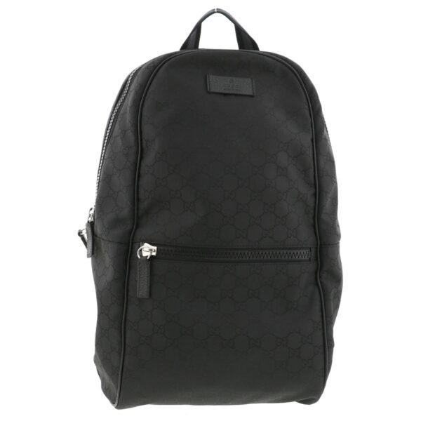 1240001032785 1 Gucci GG Nylon Backpack Black