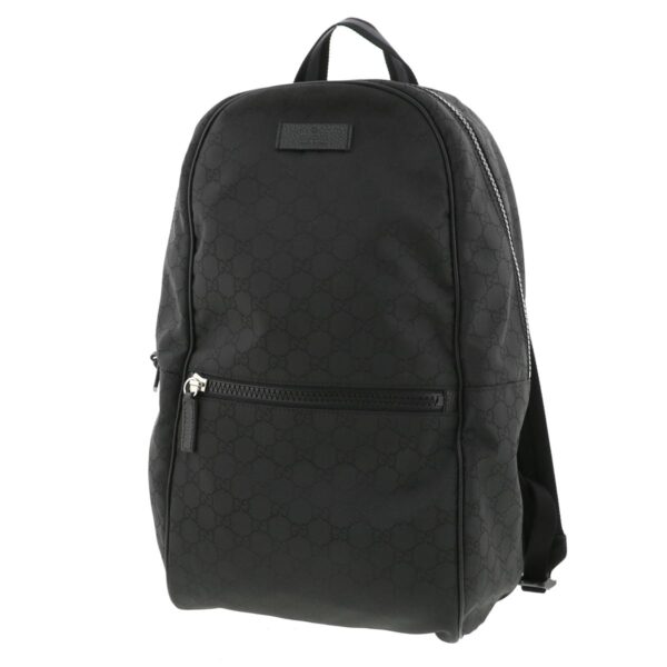 1240001032785 2 Gucci GG Nylon Backpack Black