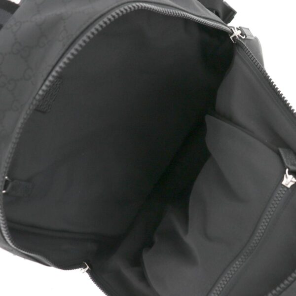 1240001032785 5 Gucci GG Nylon Backpack Black