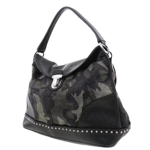 1240001033180 2 Prada Camouflage Handbag Black