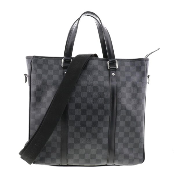 1240001033253 1 Louis Vuitton Tadao Shoulder Bag Damier Graphite