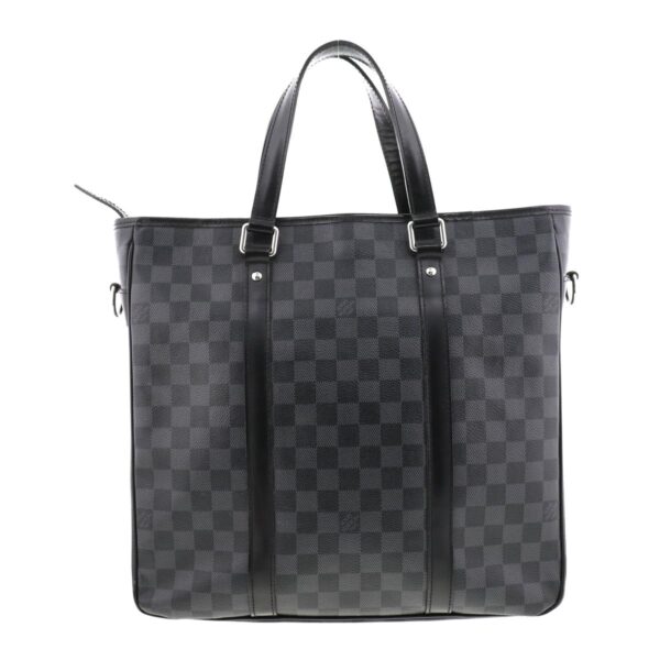 1240001033253 4 Louis Vuitton Tadao Shoulder Bag Damier Graphite