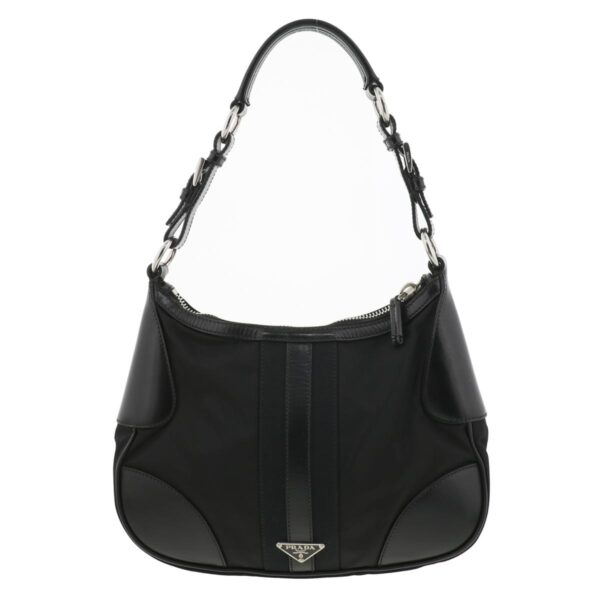 1240001033381 1 Prada Leather Handbag Black