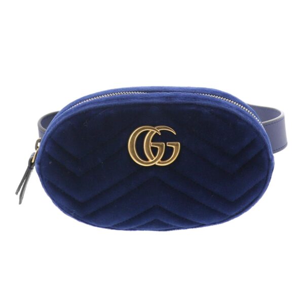 1240001033445 1 Gucci GG Marmont Body Bag Blue