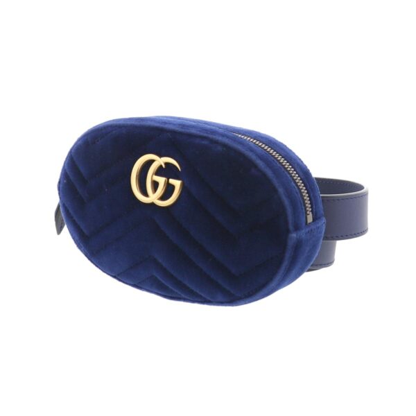 1240001033445 2 Gucci GG Marmont Body Bag Blue