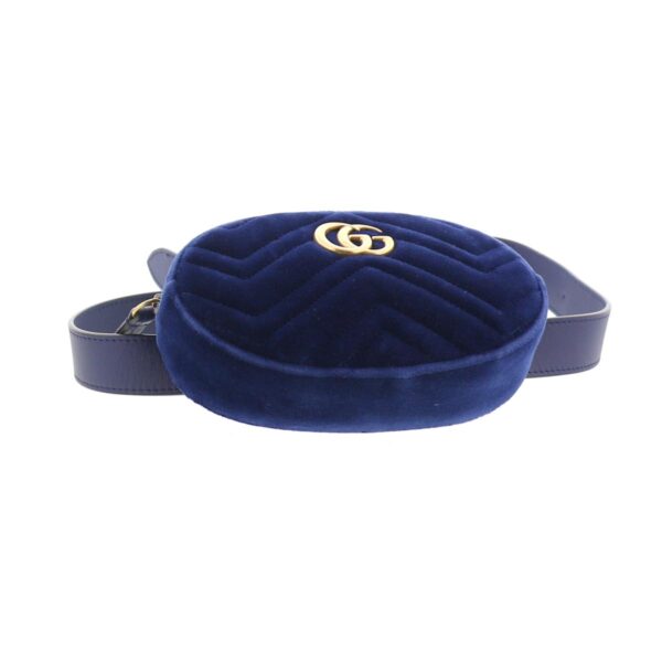 1240001033445 4 Gucci GG Marmont Body Bag Blue