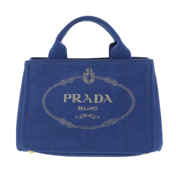 1240001034029 1 Prada Canapa Mini Tote Bag Blue